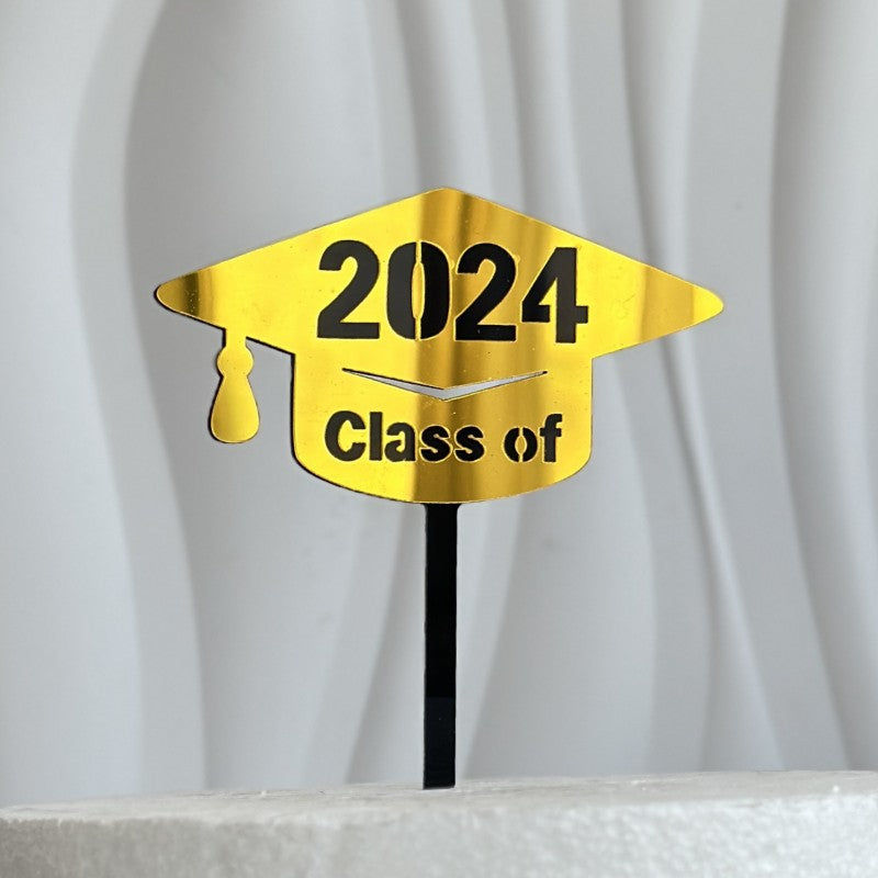 Wholesale Acrylic Graduation Happy Cake Card Decoration